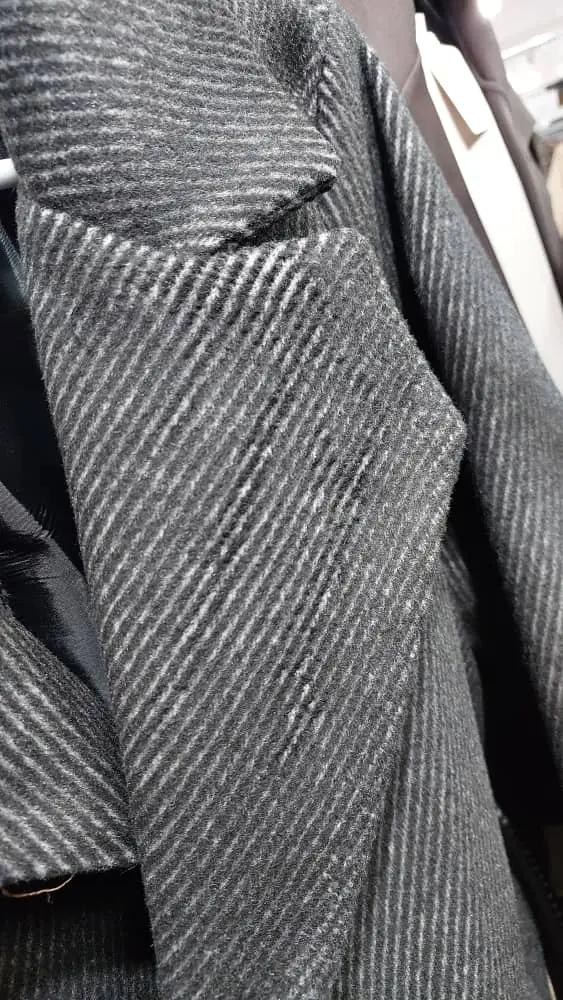 3877-پالتو فوتر ملورین ( ایراددار )